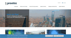 Desktop Screenshot of prointec.es