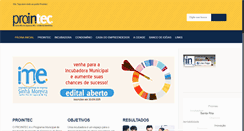 Desktop Screenshot of prointec.com.br