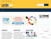 Tablet Screenshot of prointec.com.br